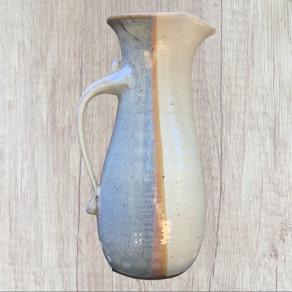 Other - Rare Vintage Blue Spruce Pottery Handmade Pitcher Vase